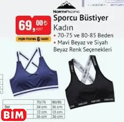 NORTH PACİFİC SPORCU BÜSTİYER KADIN NORTH PACİFİC SPORCU BÜSTİYER KADIN